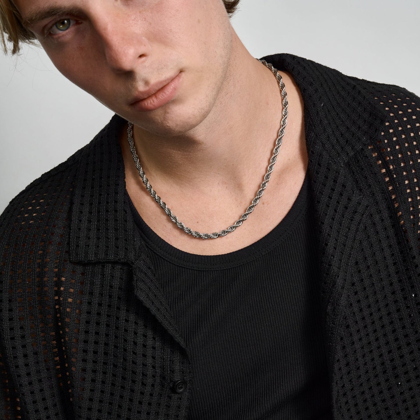 TARZAN MEN'S SILVER CHAIN