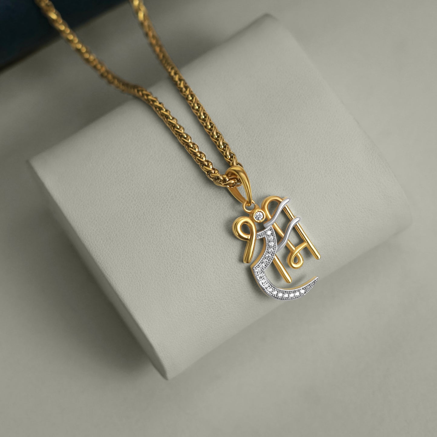 SHREE RAM PENDANT WITH MEN'S CHAIN (CHAIN-22 INCH)