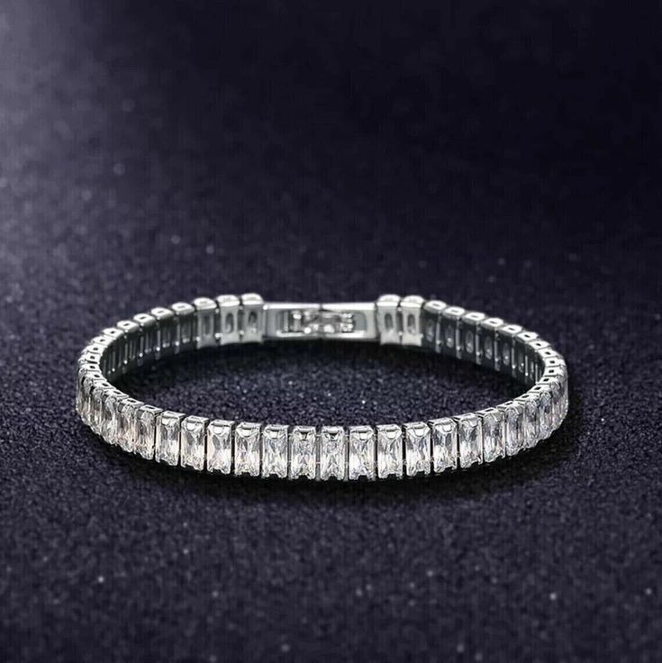DANY SILVER MEN'S DIAMOND LOOSE BRACELET