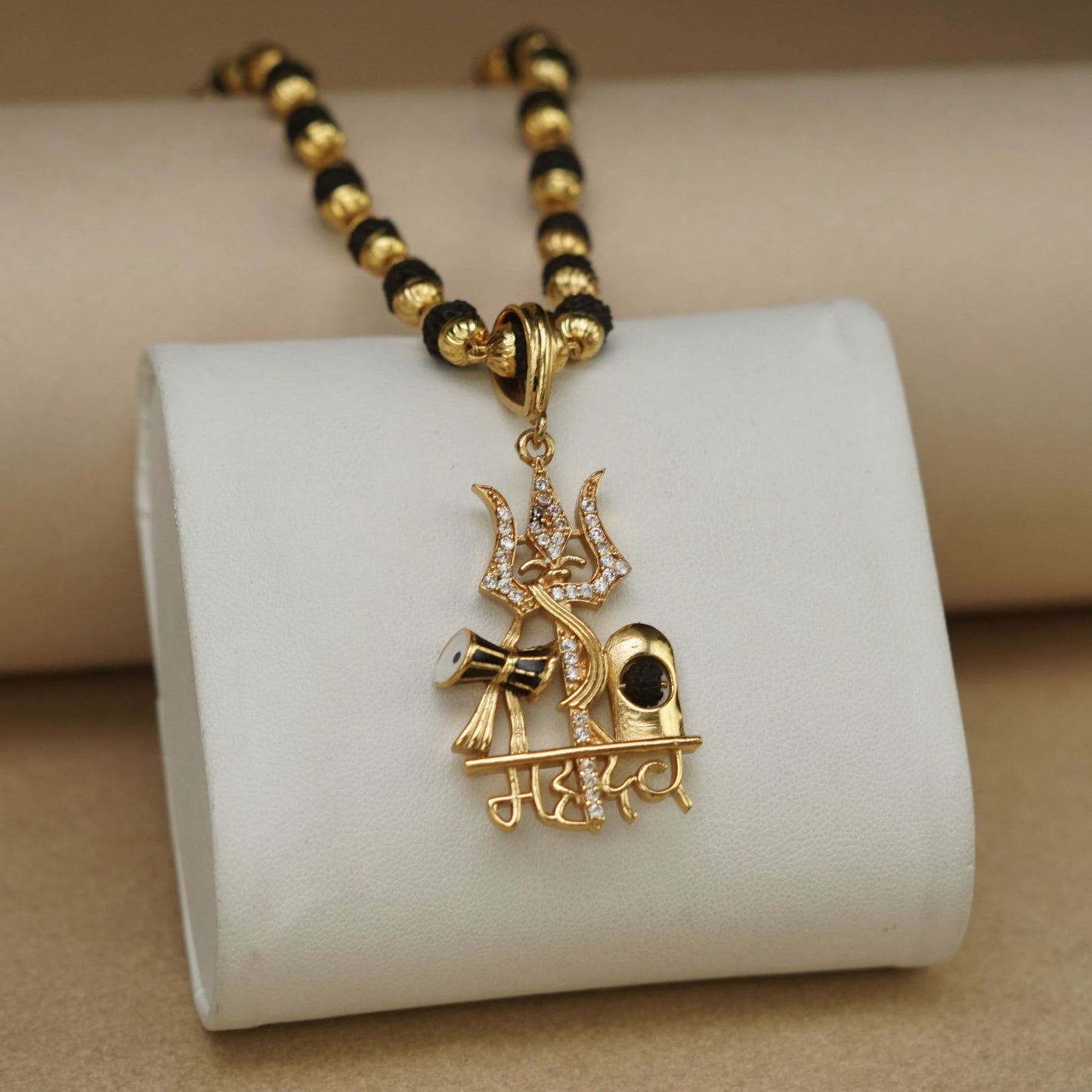 Mahadev Pendant Rudraksha Mala