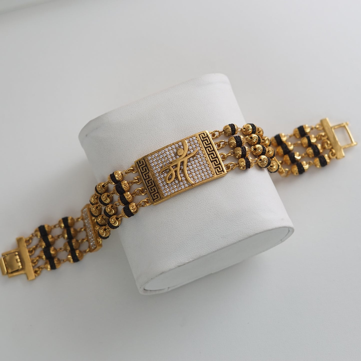 MAA DIAMOND GOLD PREMIUM RUDRAKSHA BRACELET