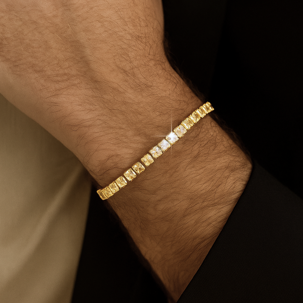 FLOKI GOLD MEN'S DIAMOND LOOSE BRACELET