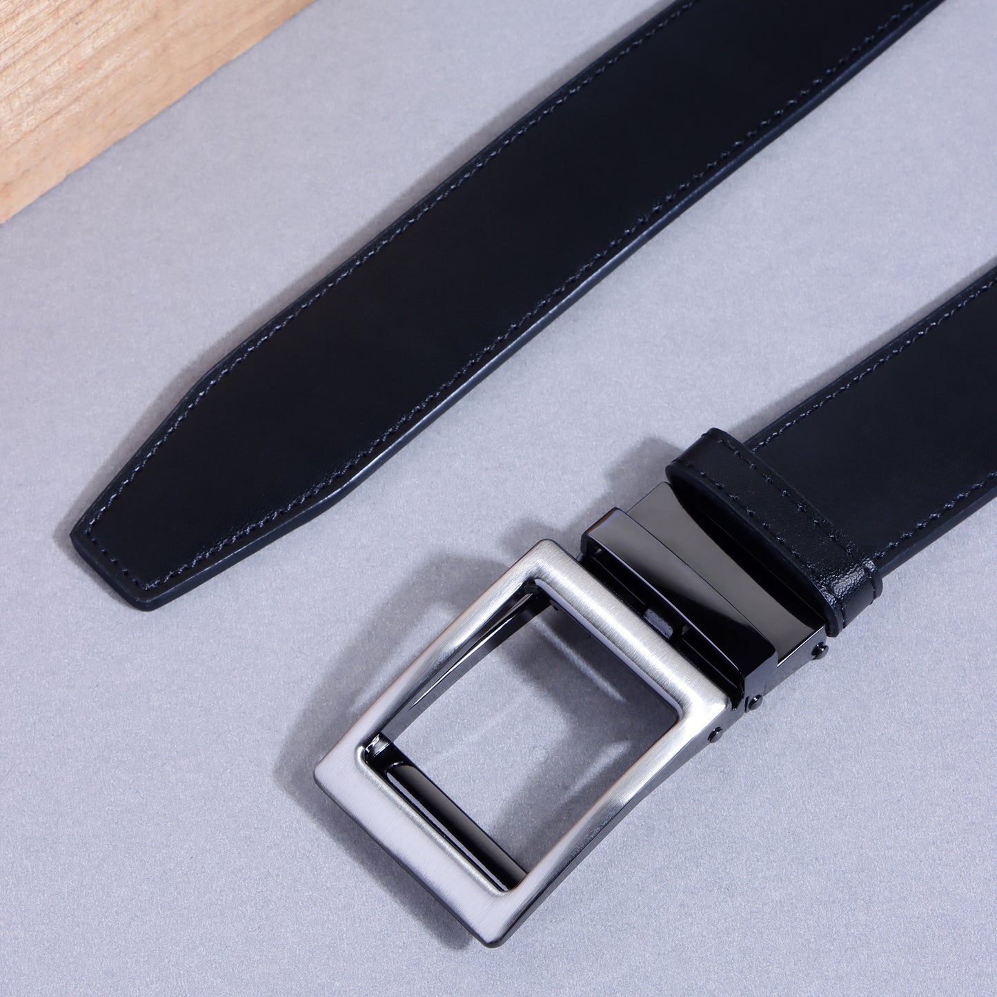 DEXTER GENUINE LEATHER REVERSIBLE AUTO LOCK BELT