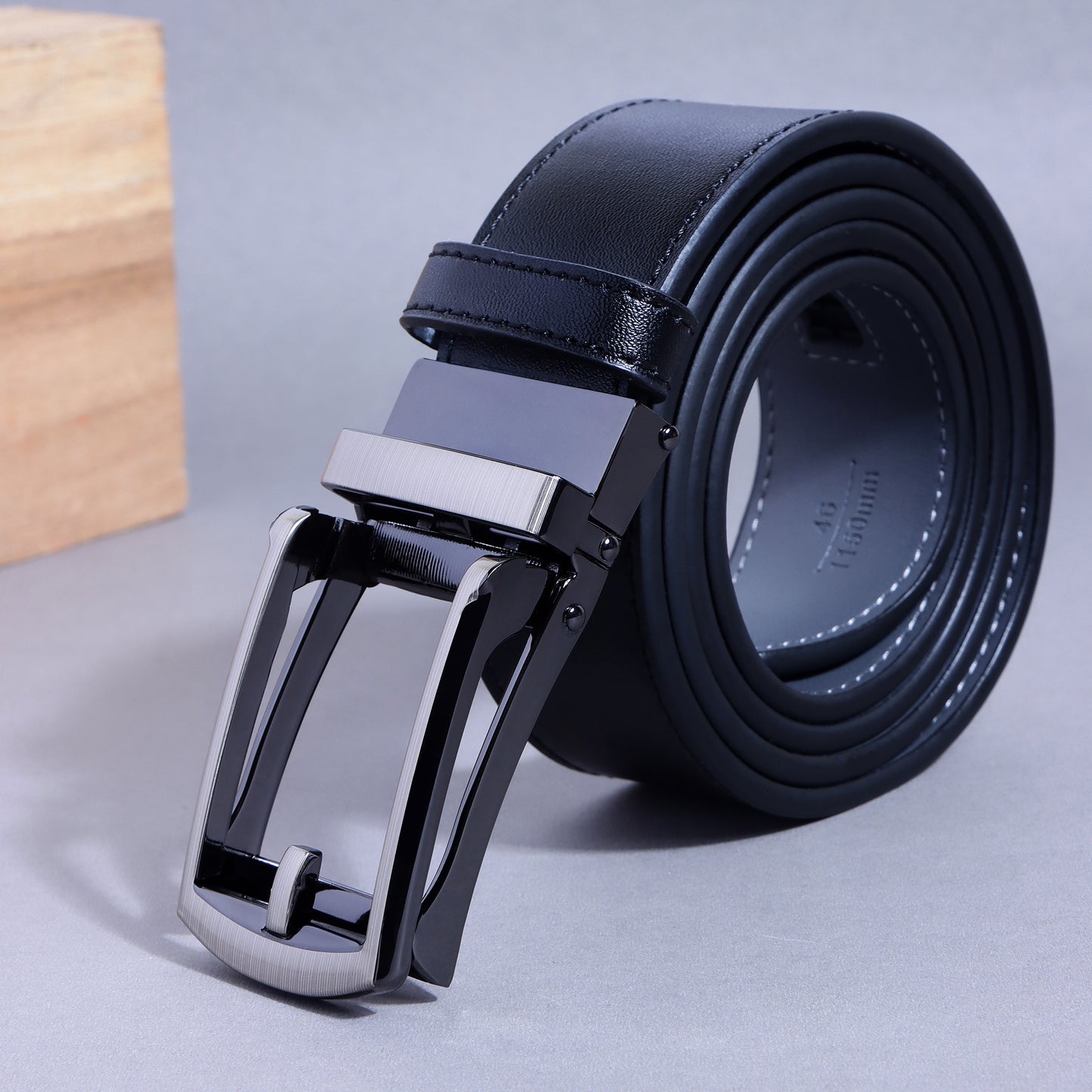 RAGNAR GENUINE LEATHER REVERSIBLE AUTO LOCK BELT
