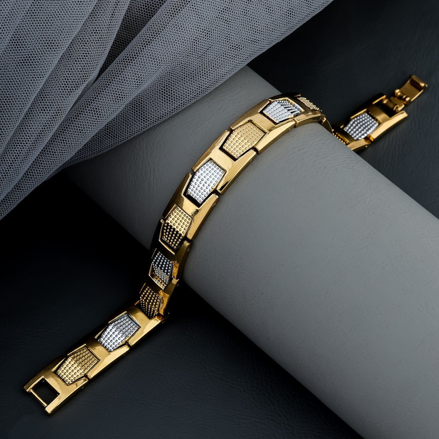 Loki Gold and Silver Men's Loose Bracelet