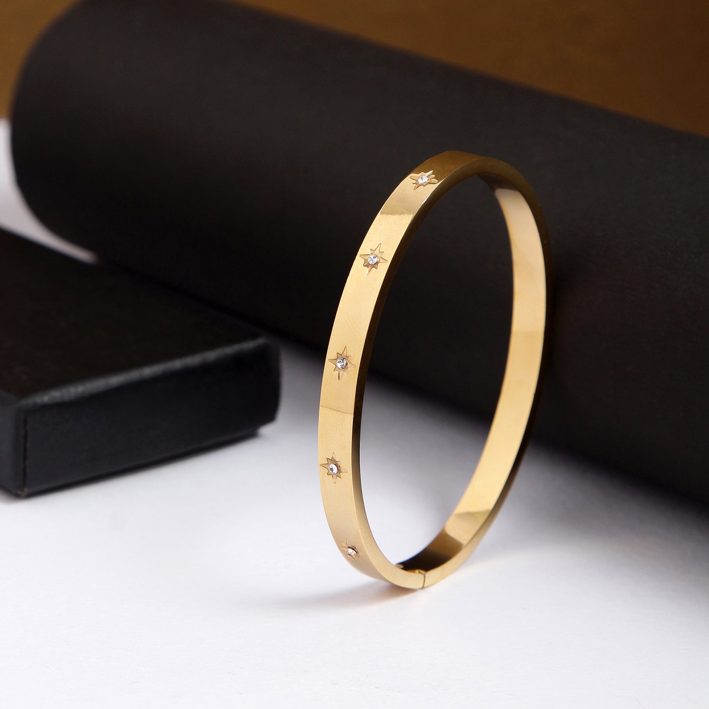 Lucifer Gold Diamond Men's Kada