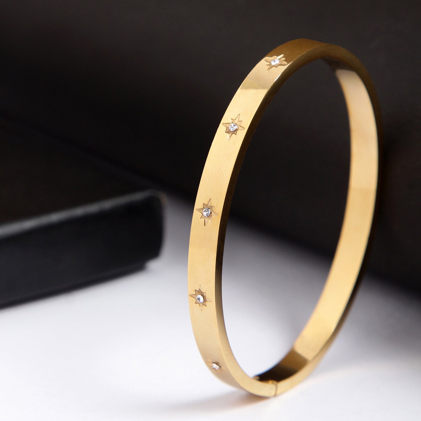 Lucifer Gold Diamond Men's Kada