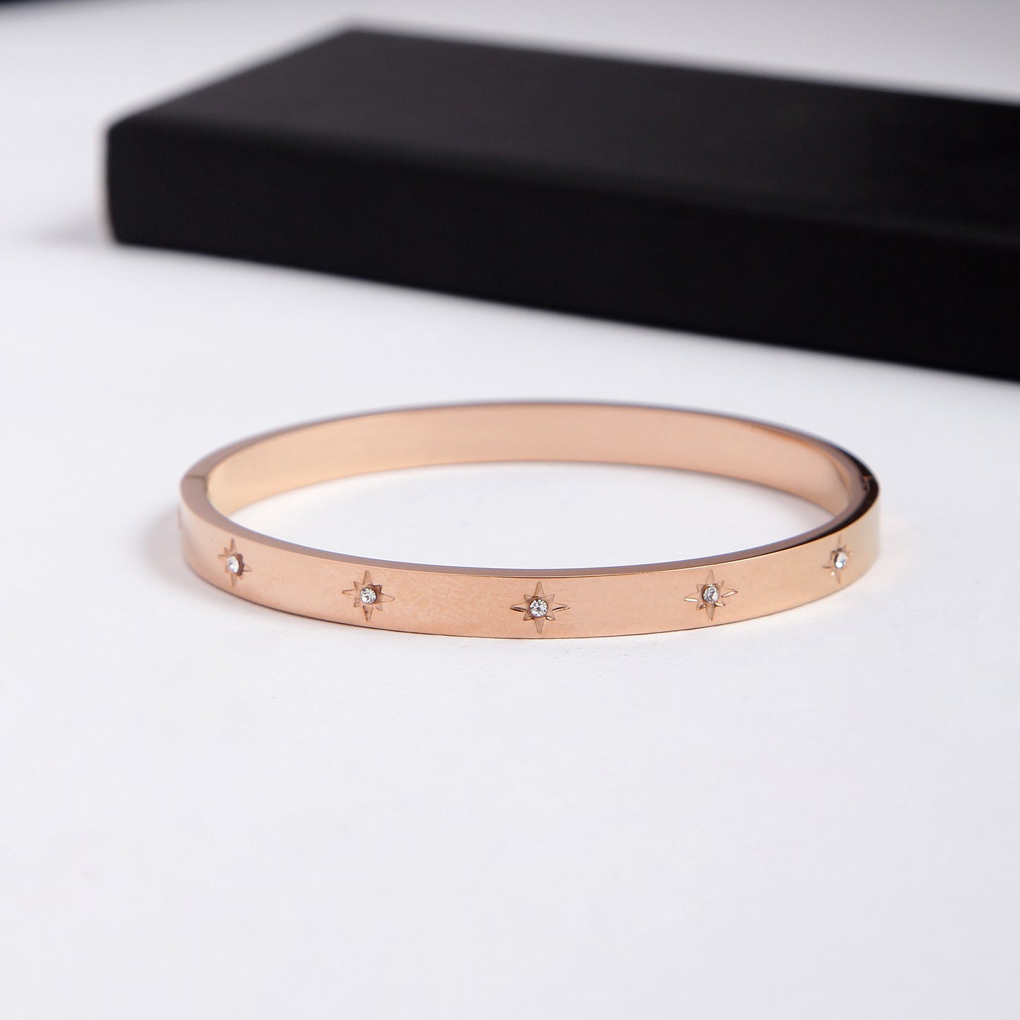 Lucifer Rose Gold Diamond Men's Kada