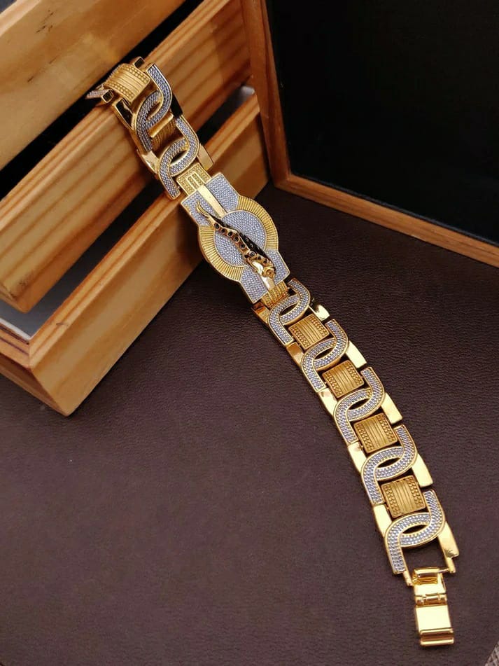 Jaguar Gold Plated Unisex Loose Bracelet