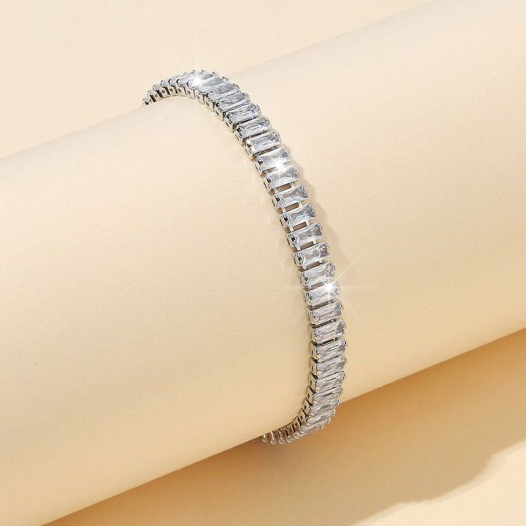 DANY SILVER MEN'S DIAMOND LOOSE BRACELET