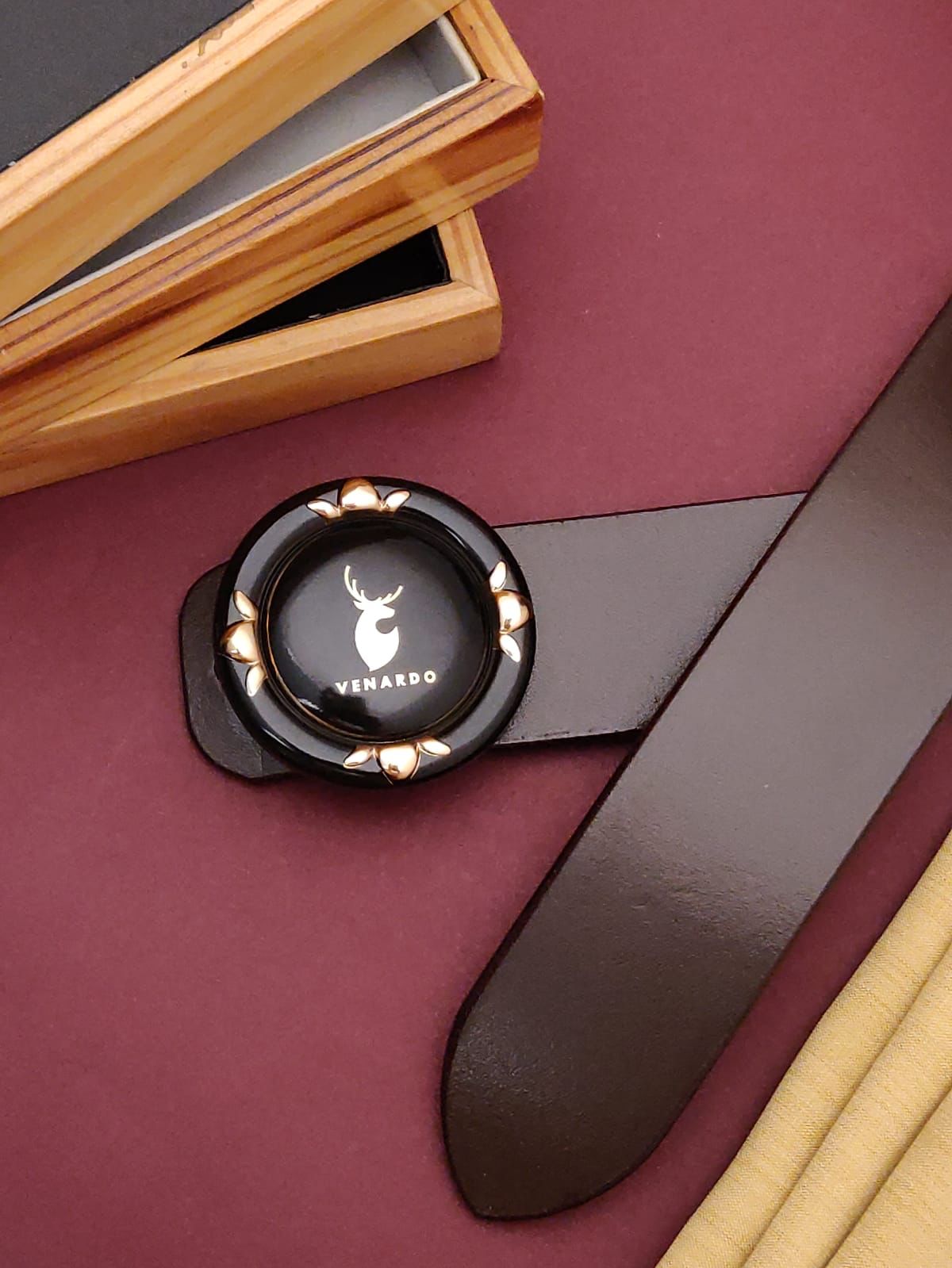 Baghadbillow 005 Luxurious Mens Leather Belt