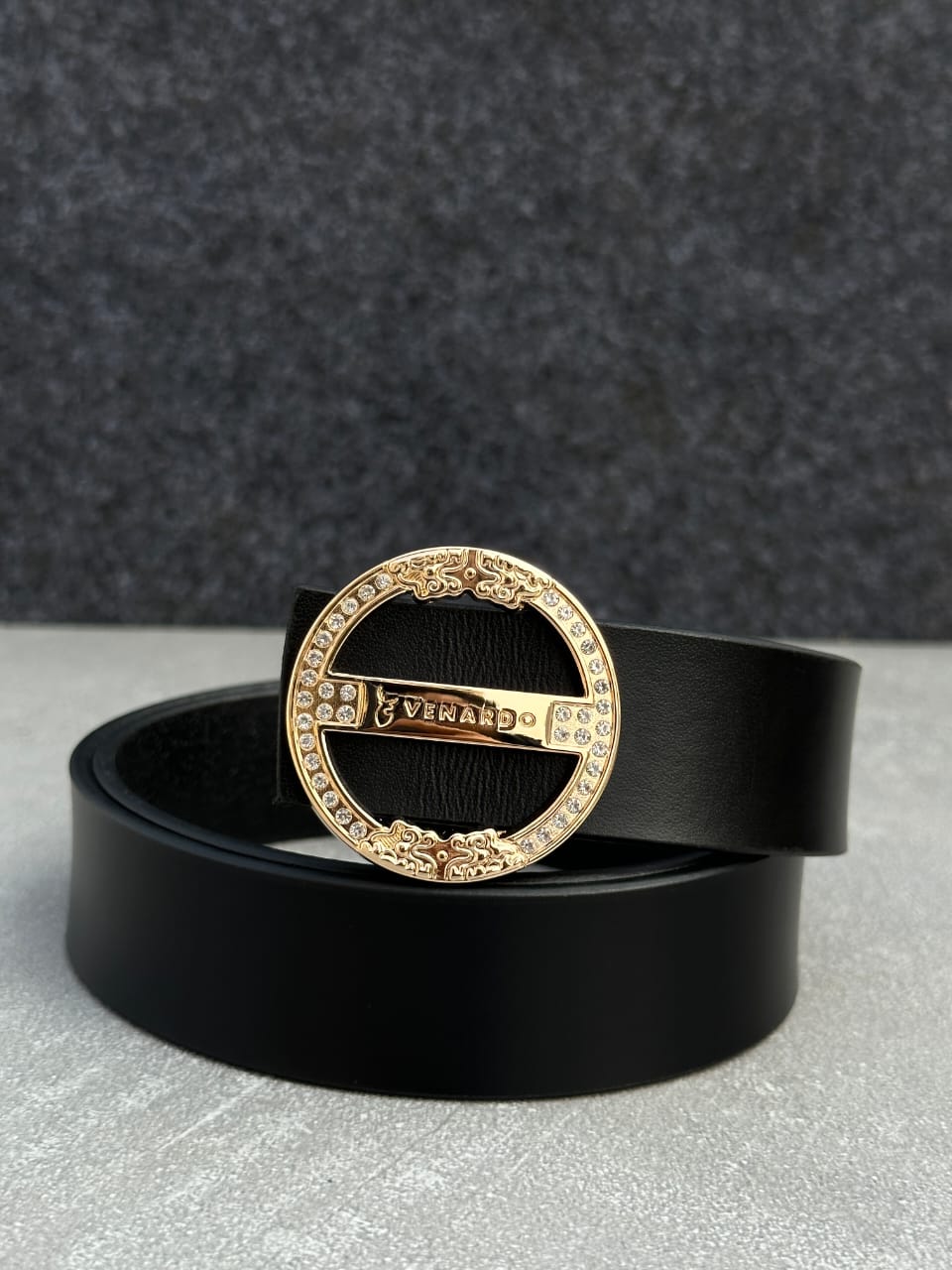 Baghadbillow 033 Luxurious Mens Leather Belt