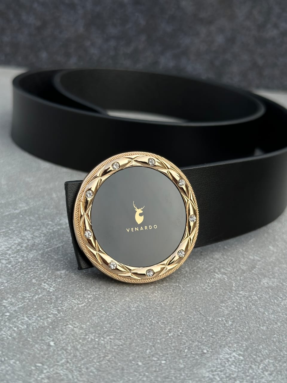 Baghadbillow 034 Luxurious Mens Leather Belt