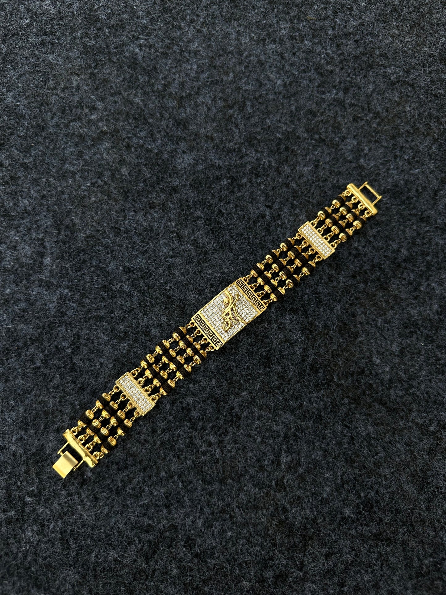 MAA DIAMOND GOLD PREMIUM RUDRAKSHA BRACELET
