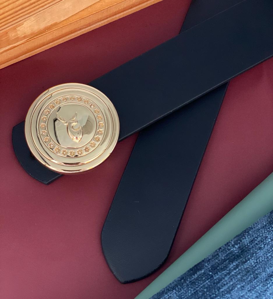 Baghadbillow 014 Luxurious Mens Leather Belt