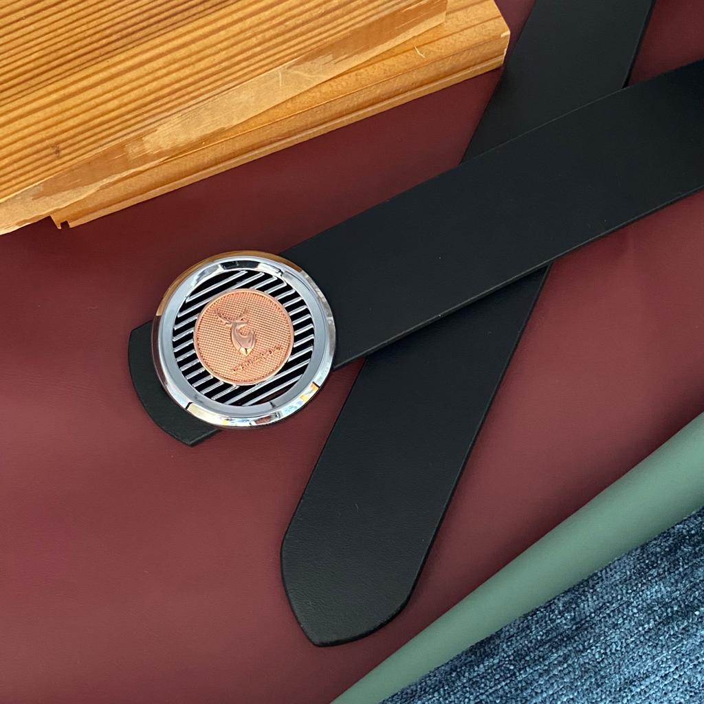 Baghadbillow 018 Luxurious Mens Leather Belt