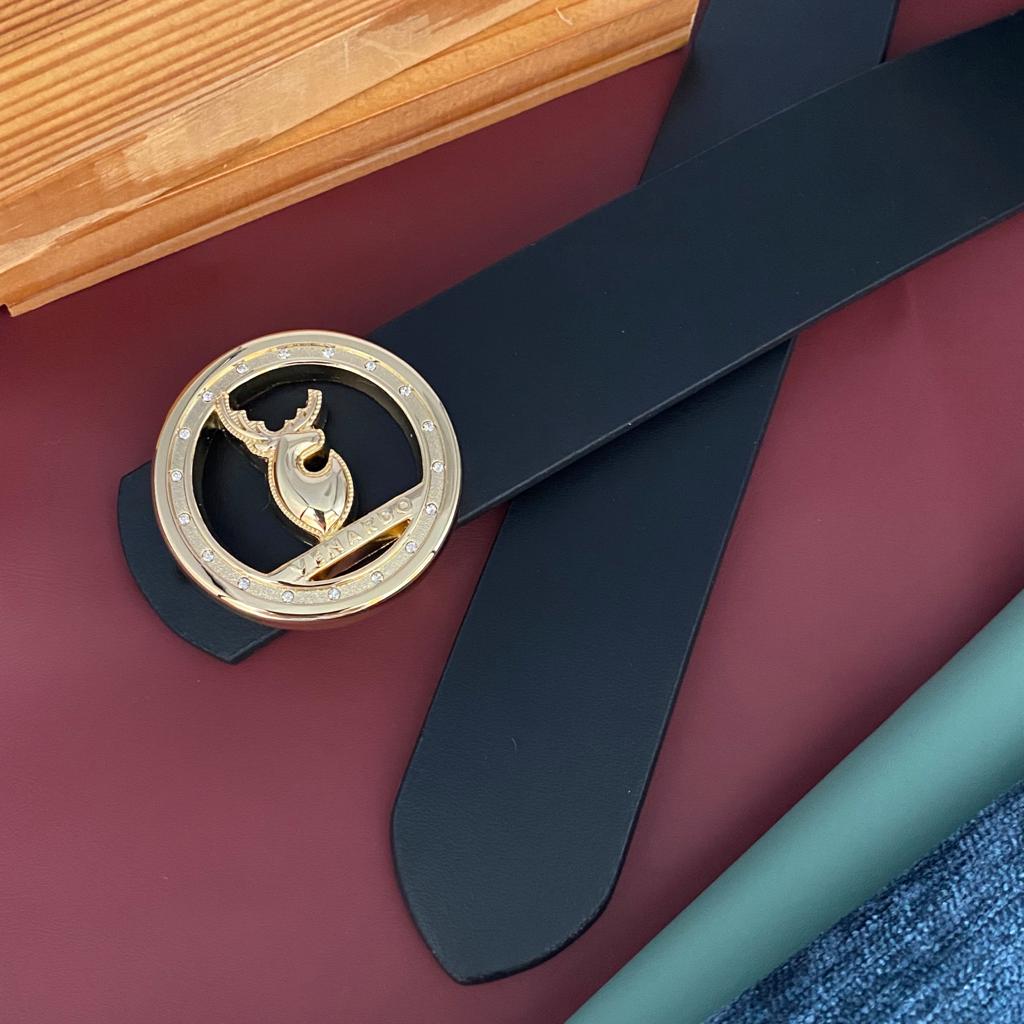 Baghadbillow 028 Luxurious Mens Leather Belt