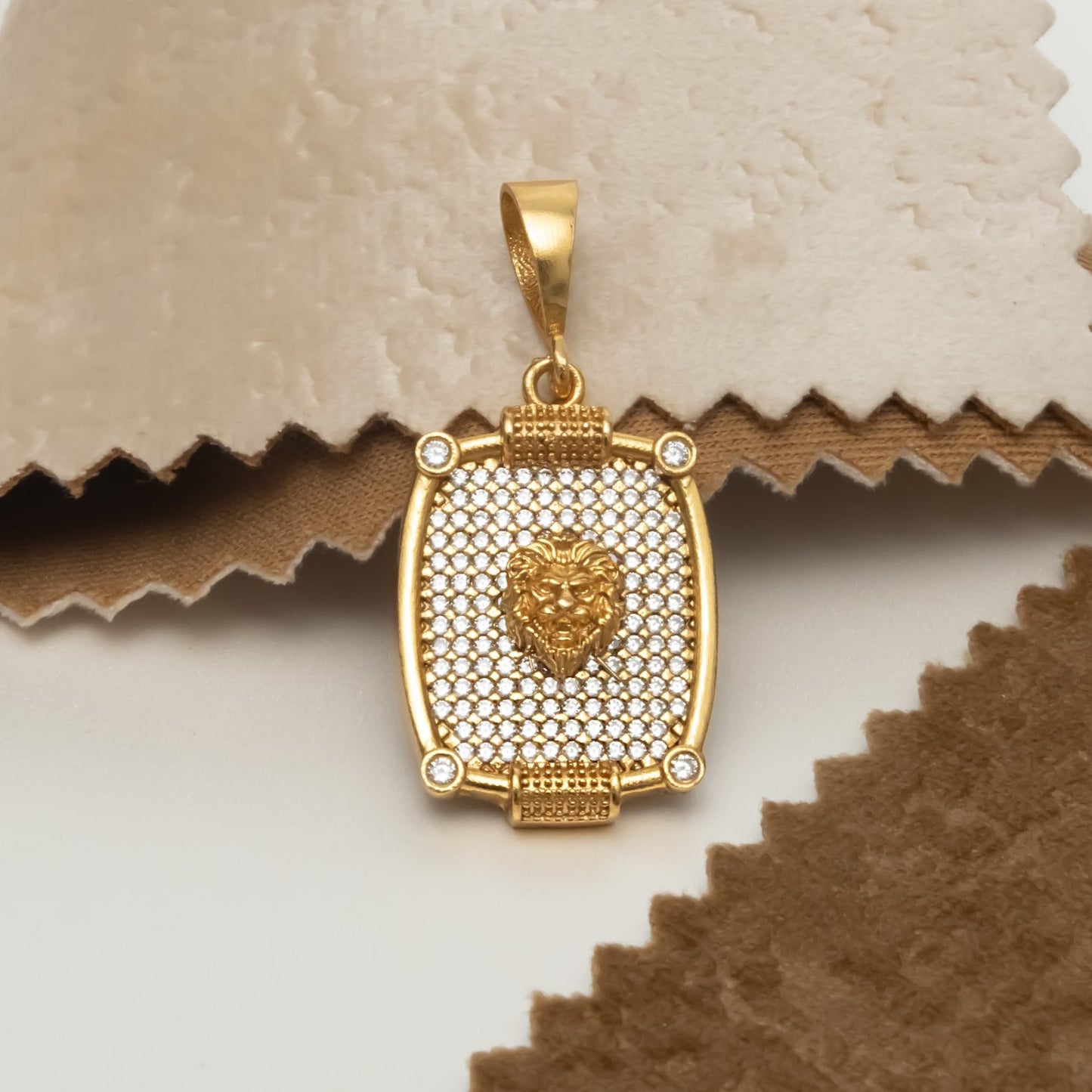 Lion Premium Gold Plated Pendant