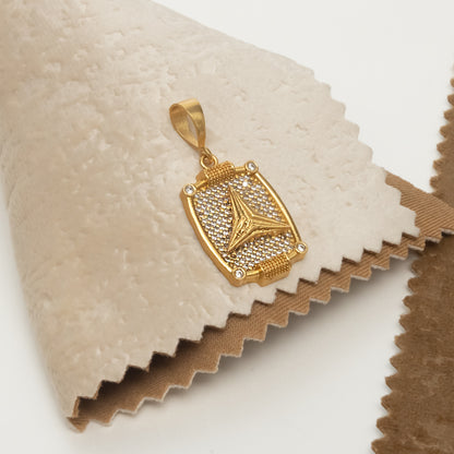 Triangle Premium Gold Plated Pendant