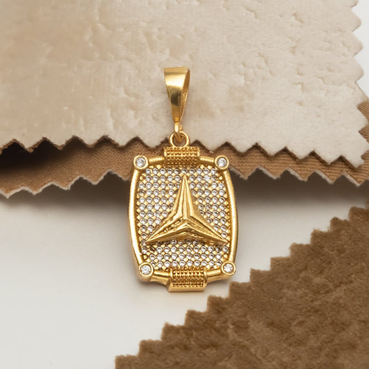 Triangle Premium Gold Plated Pendant