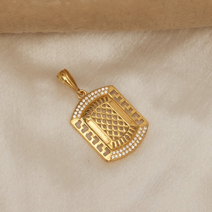 Unisex Premium Gold Plated Pendant