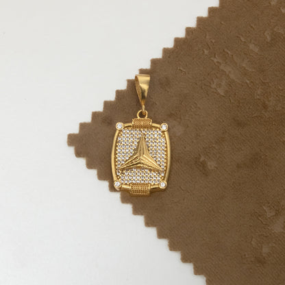 Triangle Premium Gold Plated Pendant