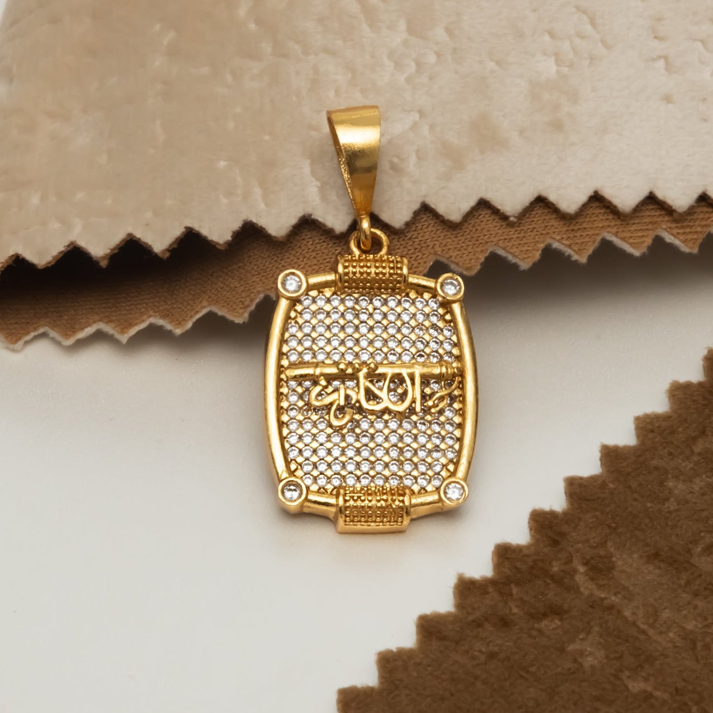 Krushn Premium Gold Plated Pendant