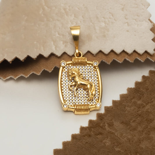 Horse Premium Gold Plated Pendant