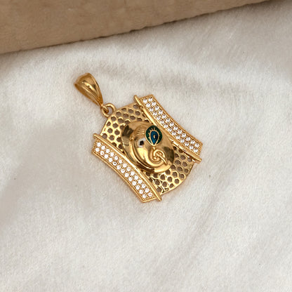 Vinayak Premium Gold Plated Pendant