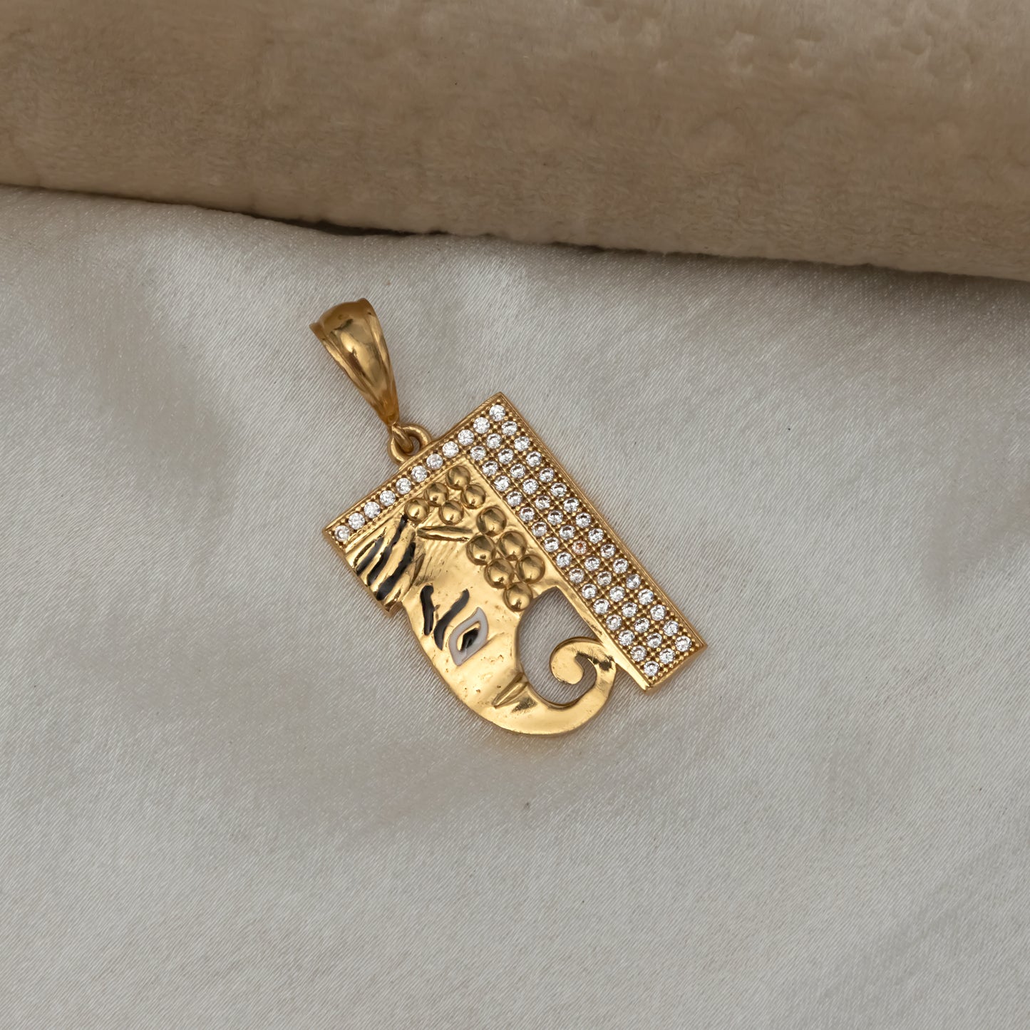 Vigneshwara Premium Gold Plated Pendant