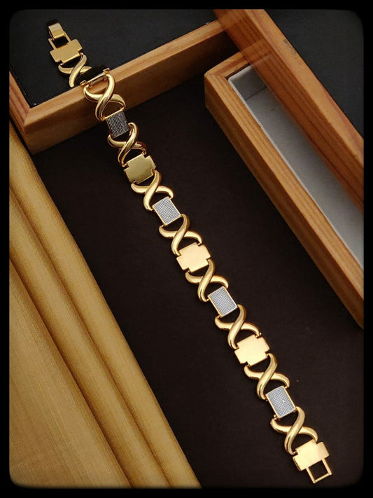 Parizo Gold And Silver Loose Bracelet