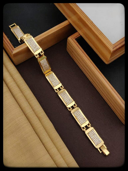Terminator Gold and Diamond Loose Bracelet