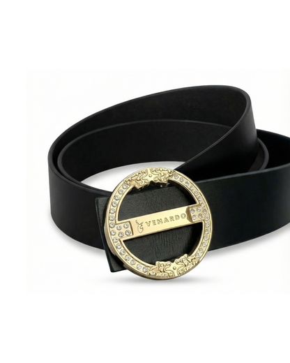 Baghadbillow 033 Luxurious Mens Leather Belt