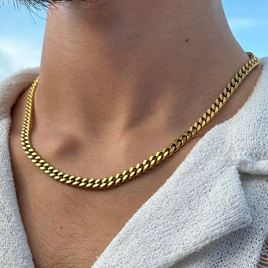BROOKS MEN'S GOLD AND SILVER CHAIN