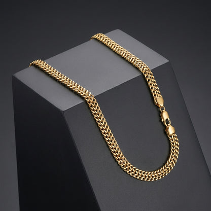 Apex Premium Look Gold Chain (22″ / 8 mm) – Durable Fashion Wear