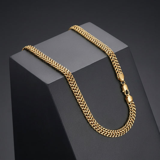 Apex Premium Look Gold Chain (22″ / 8 mm) – Durable Fashion Wear