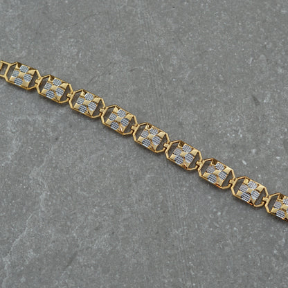 Victor Gold And Silver Loose Bracelet