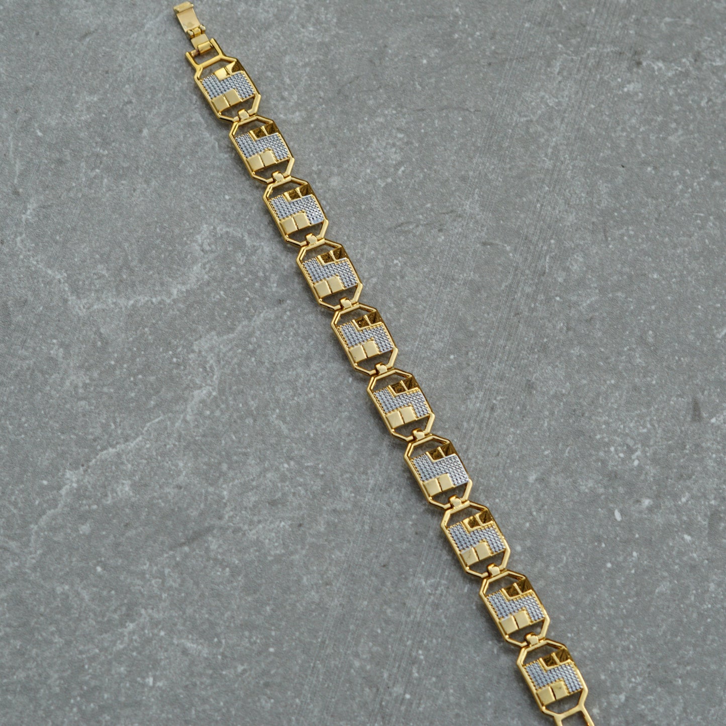 Monster Gold And Silver Loose Bracelet