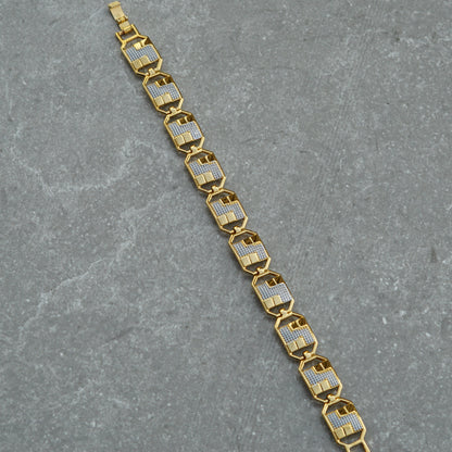 Monster Gold And Silver Loose Bracelet