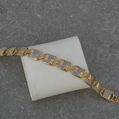 Monster Gold And Silver Loose Bracelet