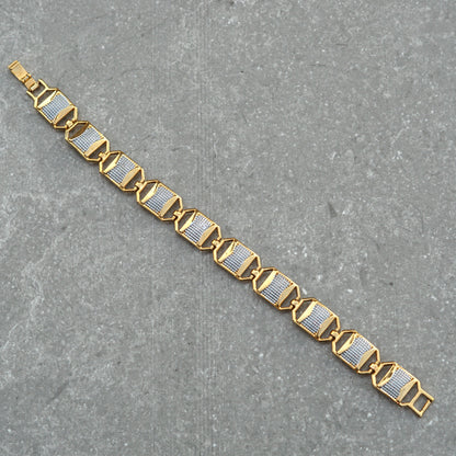 Cord Gold And Silver Loose Bracelet