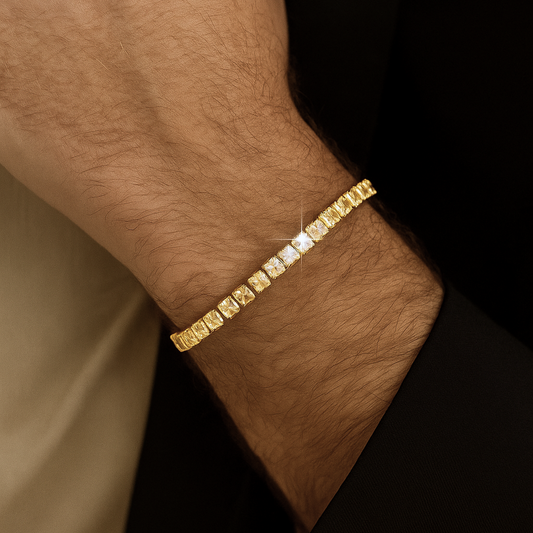FLOKI GOLD MEN'S DIAMOND LOOSE BRACELET