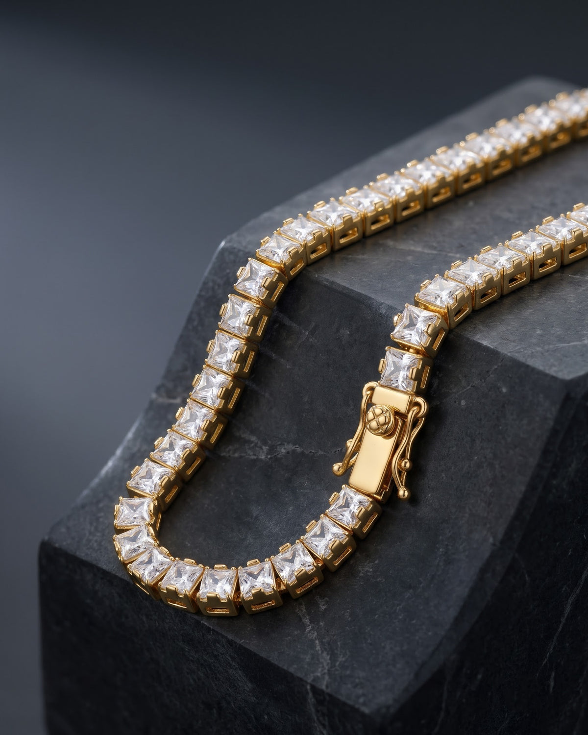 Floki Gold Mens Diamond Loose Bracelet