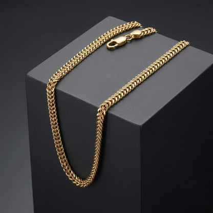Apex Premium Look Gold Chain (22″ / 8 mm) – Durable Fashion Wear