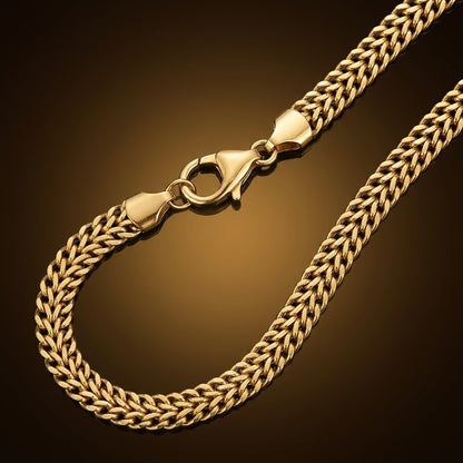 Apex Premium Look Gold Chain (22″ / 8 mm) – Durable Fashion Wear