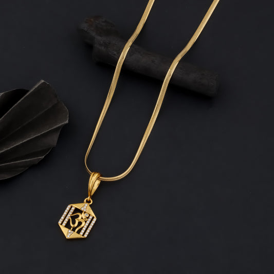 PRANAVA MEN'S CHAIN PENDANT (CHAIN-24 INCH)