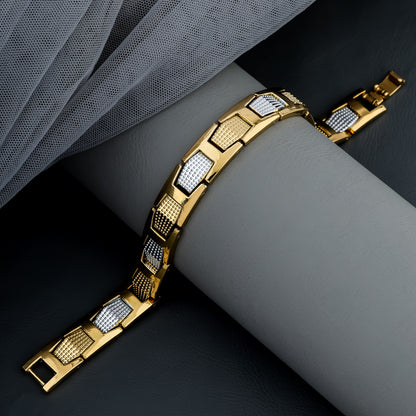 Loki Gold and Silver Men's Loose Bracelet