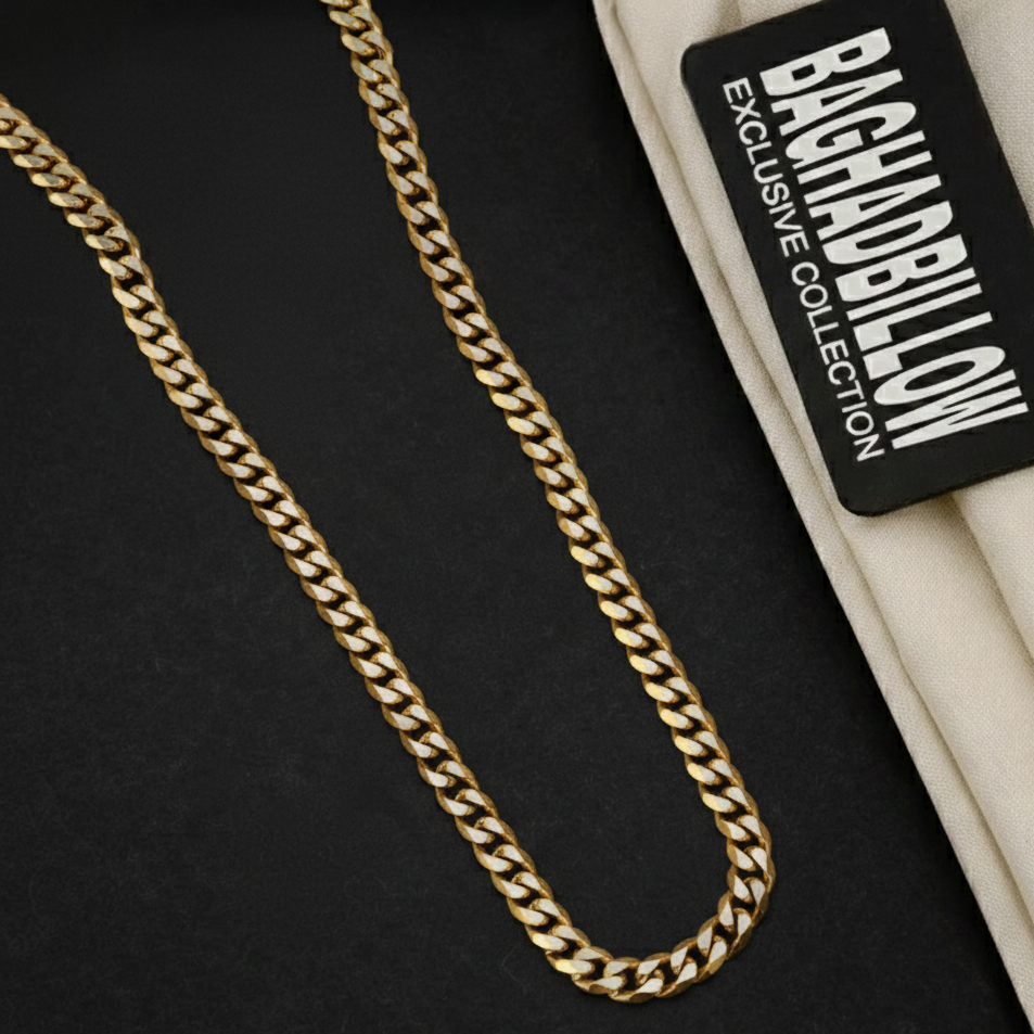 Brooks Men’s Luxury Gold And Silver Chain