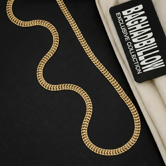 Apex Men’s Premium Look Gold Chain (Chain-22 Inch / 5-mm)