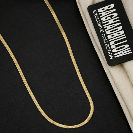 Men’s Stylish Snake Gold Chain